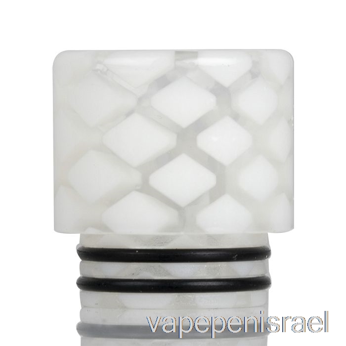 חד פעמי Vape Israel 810 שרף שרף עור נחש שקוף לבן